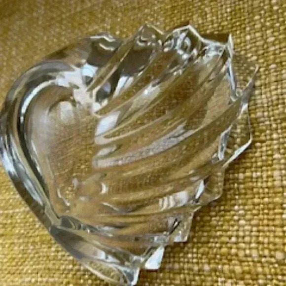 Gorham Leaded Crystal Heart Shaped Trinket‎ Jewelry Vanity Box - Picture 5 of 8